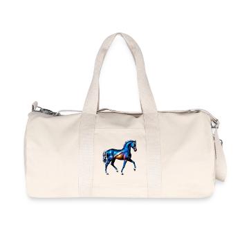 Cheval - Sac de sport en toile recyclée Stanley/Stella - blanc naturel - Devant