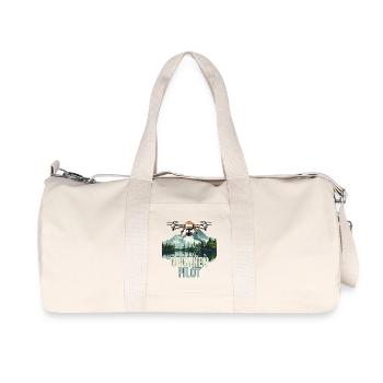Drohnen Pilot - Recycelte Canvas-Sporttasche von Stanley/Stella - Naturweiß - Vorne