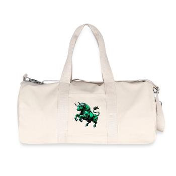 Bull - Recycled Canvas Sports Bag by Stanley/Stella - natural - Front
