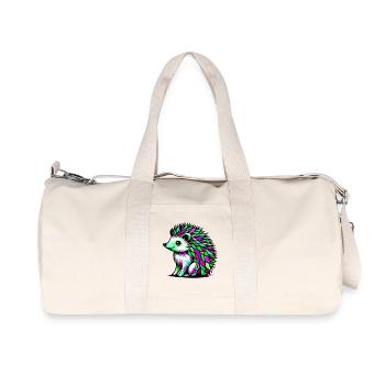 Hedgehog - Recycled Canvas Sports Bag by Stanley/Stella - natural - Front
