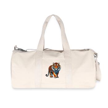 Tigre - Sac de sport en toile recyclée Stanley/Stella - blanc naturel - Devant