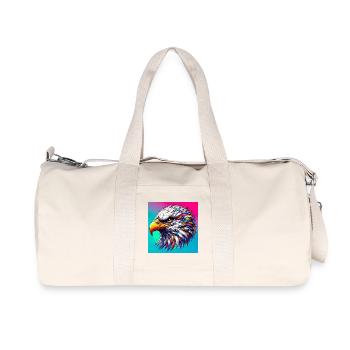 aigle - Sac de sport en toile recyclée Stanley/Stella - blanc naturel - Devant