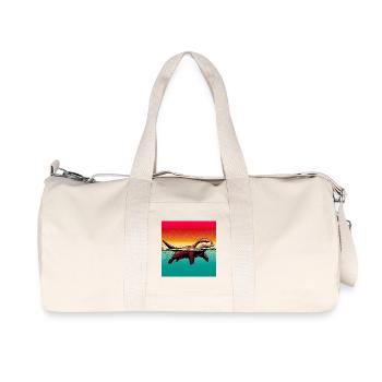 Otter - Recycelte Canvas-Sporttasche von Stanley/Stella - Naturweiß - Vorne