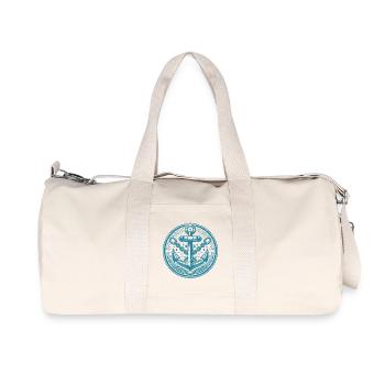 Conception d’ancre de marin pour vêtements - Sac de sport en toile recyclée Stanley/Stella - blanc naturel - Devant