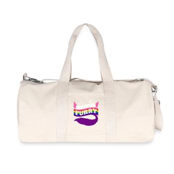 Certified furry - Recycled Canvas Sports Bag by Stanley/Stella - natural - Front