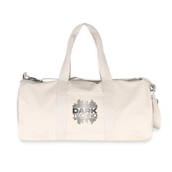 Dark Techno Pulse - Recycled Canvas Sports Bag by Stanley/Stella - natural - Front