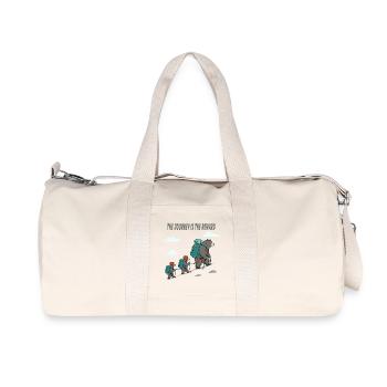 Bear Trail: Trip rewarded - Recycled Canvas Sports Bag by Stanley/Stella - natural - Front