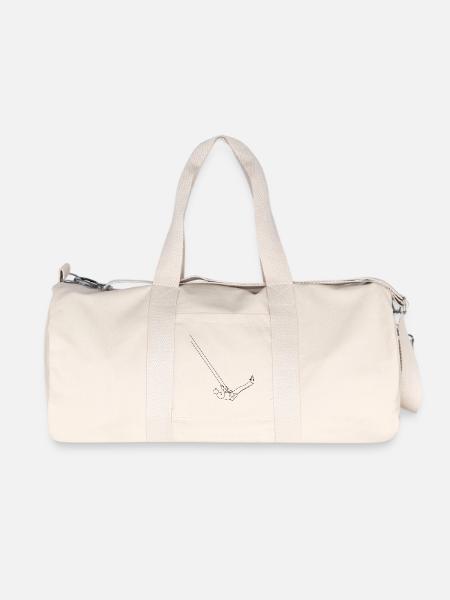 Balançoire - Sac de sport en toile recyclée Stanley/Stella - blanc naturel