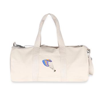 Parapente - Sac de sport en toile recyclée Stanley/Stella - blanc naturel - Devant
