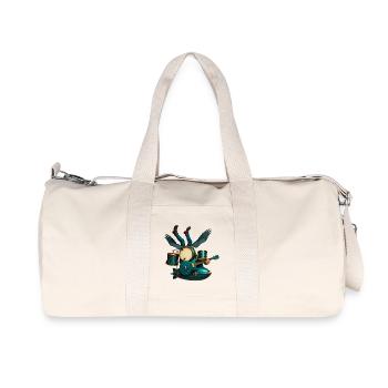 ZEPPELIN BAND - sound & vision - Sac de sport en toile recyclée Stanley/Stella - blanc naturel - Devant