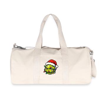 Joueur de tennis de tennis de Noël - Sac de sport en toile recyclée Stanley/Stella - blanc naturel - Devant