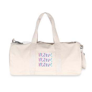 Hardtekk Tekk - Recycelte Canvas-Sporttasche von Stanley/Stella - Naturweiß - Vorne