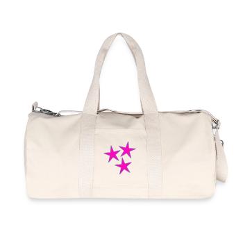 VALENTINE'S DAY. HEART. I LOVE YOU. I LOVE YOU - Recycled Canvas Sports Bag by Stanley/Stella - natural - Front