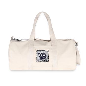 Puissance du V8 - Sac de sport en toile recyclée Stanley/Stella - blanc naturel - Devant
