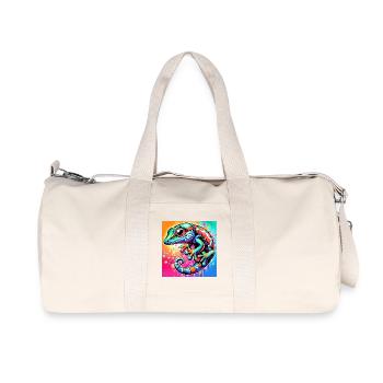 Gecko - Recycled Canvas Sports Bag by Stanley/Stella - natural - Front