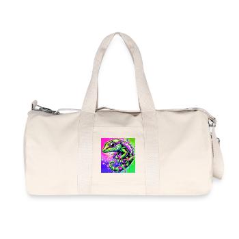 Gecko - Recycled Canvas Sports Bag by Stanley/Stella - natural - Front