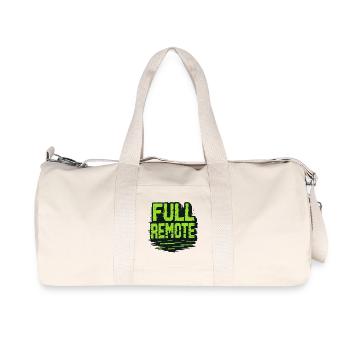 Full Remote: The Science of Absolute Distance Learning - Recycled Canvas Sports Bag by Stanley/Stella - natural - Front