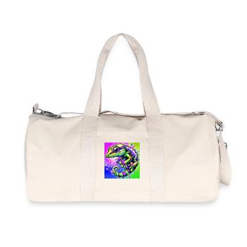 Gecko - Recycled Canvas Sports Bag by Stanley/Stella - natural - Front
