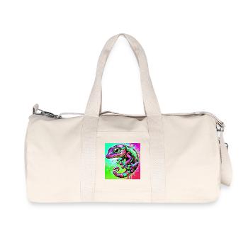 Gecko - Recycled Canvas Sports Bag by Stanley/Stella - natural - Front