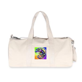 Gecko - Recycled Canvas Sports Bag by Stanley/Stella - natural - Front