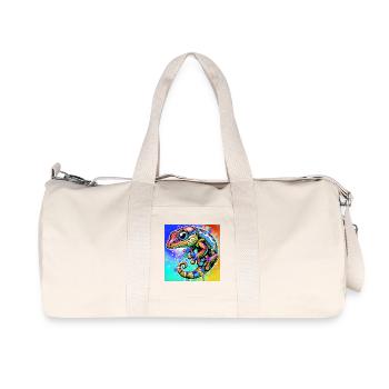 Gecko - Recycled Canvas Sports Bag by Stanley/Stella - natural - Front