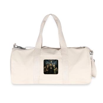 Bigfoot Lincoln Alien Selfie - Retro UFO - Recycelte Canvas-Sporttasche von Stanley/Stella - Naturweiß - Vorne