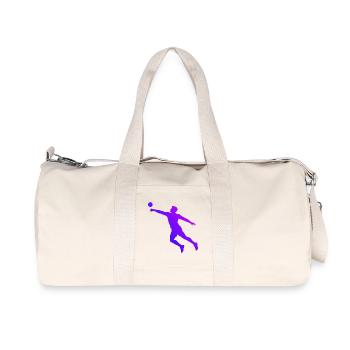 Idée de cadeau pour le joueur de fistball avec le fistball - Sac de sport en toile recyclée Stanley/Stella - blanc naturel - Devant