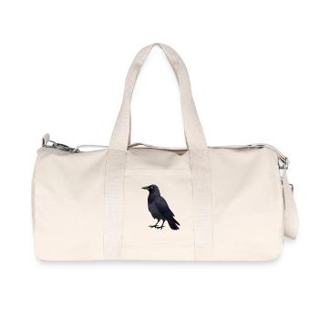 Rabe - Recycelte Canvas-Sporttasche von Stanley/Stella - Naturweiß - Vorne