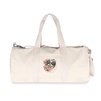 shih tzu - Recycled Canvas Sports Bag by Stanley/Stella - natural - Front