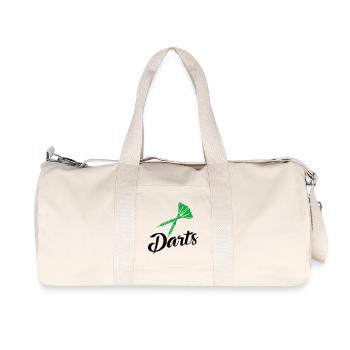 darts - Recycled Canvas Sports Bag by Stanley/Stella - natural - Front