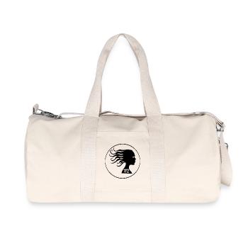 Virgo Star Sign (Black) - Recycled Canvas Sports Bag by Stanley/Stella - natural - Front