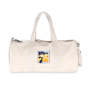 Plus qu’un animal de compagnie - Lévrier - Sac de sport en toile recyclée Stanley/Stella - blanc naturel - Devant