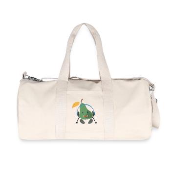 Obst Birne  - Recycelte Canvas-Sporttasche von Stanley/Stella - Naturweiß - Vorne
