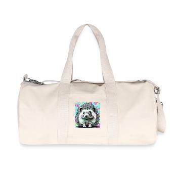 Igel - Recycelte Canvas-Sporttasche von Stanley/Stella - Naturweiß - Vorne