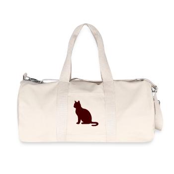 Silhouette des chats rouges - Sac de sport en toile recyclée Stanley/Stella - blanc naturel - Devant