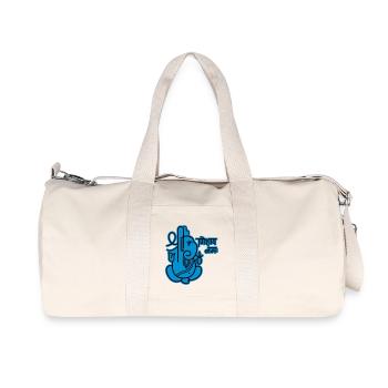 Ganesha Elephant No.05_2c - Recycled Canvas Sports Bag by Stanley/Stella - natural - Front