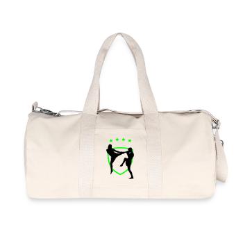 kampfsport_12 - Recycelte Canvas-Sporttasche von Stanley/Stella - Naturweiß - Vorne