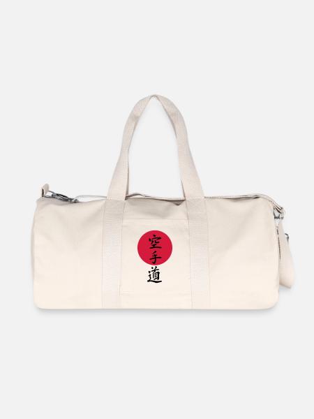 Karate - Recycelte Canvas-Sporttasche von Stanley/Stella - Naturweiß