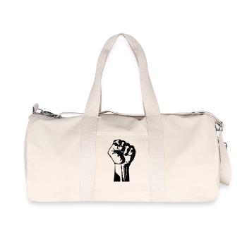 Faust - Recycelte Canvas-Sporttasche von Stanley/Stella - Naturweiß - Vorne