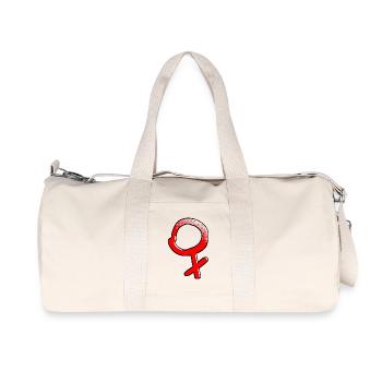 Weibliches Symbol Geschlecht Frauen Feminismus - Recycelte Canvas-Sporttasche von Stanley/Stella - Naturweiß - Vorne
