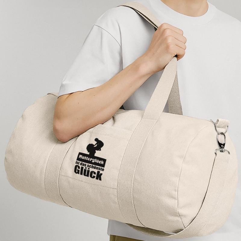 Mutterglück Mutter Muttertag Geburt Geschenk Recycelte Canvas-Sporttasche von Stanley/Stella