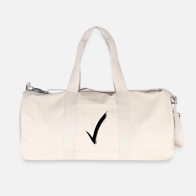 check - Recycelte Canvas-Sporttasche von Stanley/Stella - Naturweiß