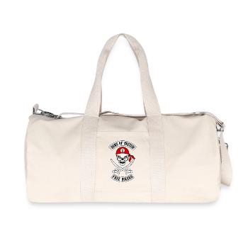 Söhne der Biker Breizh 7 - Recycelte Canvas-Sporttasche von Stanley/Stella - Naturweiß - Vorne
