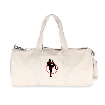 Kickboxing / Kick-Boxeur / Kick Boxing / - Sac de sport en toile recyclée Stanley/Stella - blanc naturel - Devant
