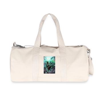 Chat de la forêt dans la forêt magique - Sac de sport en toile recyclée Stanley/Stella - blanc naturel - Devant