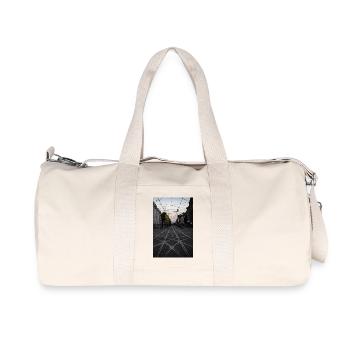 Schienen - Recycelte Canvas-Sporttasche von Stanley/Stella - Naturweiß - Vorne