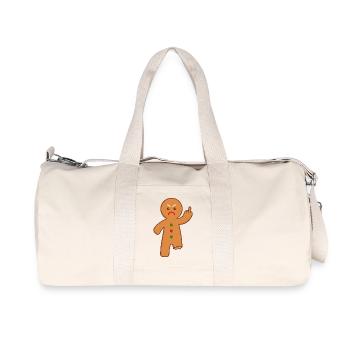 gingerbread man - Recycled Canvas Sports Bag by Stanley/Stella - natural - Front
