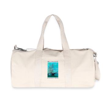 POSTER ART GALLERY LOUIS RUNEMBERG ADAGP - Recycled Canvas Sports Bag by Stanley/Stella - natural - Front