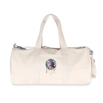 Cute little kitten - Recycled Canvas Sports Bag by Stanley/Stella - natural - Front