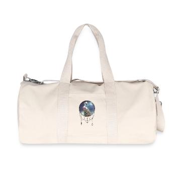 Merveilleux paon élégant - Sac de sport en toile recyclée Stanley/Stella - blanc naturel - Devant